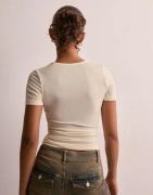 JJXX - Beige - Jxmille Str Ss Tee Jrs
