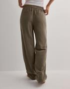OBJECT - Grøn - Objsanne Aline Wide Pant Noos