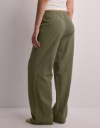 Pieces - Grøn - Pcmilano Hw Wide Pant