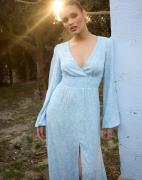 Nelly - Blå - Smock Waist Dress