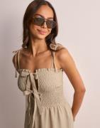 Only - Beige - Onlamahle Reversable Smock Dress Wv