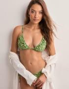 BECKSÖNDERGAARD - Grøn - Fleurie Bella Frill Bikini Top