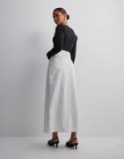 Neo Noir - Hvid - Frankie Denim Skirt