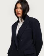 Only - Blå - Onlvicky Wool Coat Otw