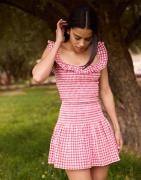 Nelly - Rød - Smock Dress