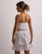 Vero Moda - Hvid - Vmnatali Hw Short Lace Skirt Wvn Ga