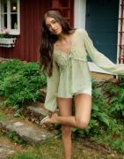 Nelly - Grøn - Effortless Crincle Blouse