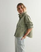 Vero Moda - Grøn - Vmjamie Ls Denim Shacket Mix Ga Noo