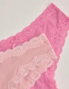Nelly - Pink - Cheeky Brazilian 3-pack