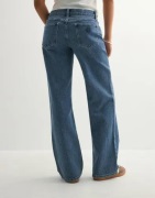 Abrand Jeans - Blå - 99 Low Wide Kim