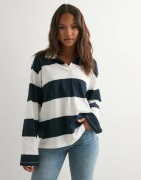Vero Moda - Blå - Vmmolly Ls Polo Jrs Noos