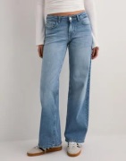 Only - Blå - Onljudy Lw Wide Leg Dnm Tai Epp