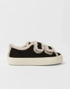 Inuikii - Sort - Shearling Low Velcro