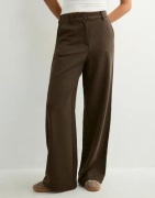 Pieces - Brun - Pckamil Hw Wide Pant Noos Bc