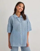 Malina - Blå - Moa Knitted Shirt