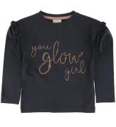 En Fant Bluse - Classic Navy m. Glimmer