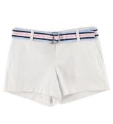 Polo Ralph Lauren Shorts - Watch Hill - Hvid m. BÃ¦lte