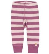 Katvig Classics Leggings - Lys Rosa/Lillastribet