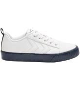 Hummel Sko - HMLBase Court Classic Jr - Blue Nights