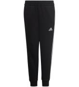 adidas Performance Sweatpants - 3-Stripes - Sort/Hvid