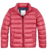 Tommy Hilfiger Dunjakke - U Light Down - Deep Watermelon