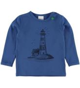 Freds World Bluse - Ocean Lighthouse - BlÃ¥