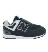 New Balance Sko - 574 - Black/Silver Metalic