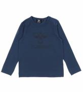 Hummel Bluse - hmlSteen - Ensign Blue m. Logo