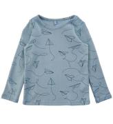 Soft Gallery Bluse - SGBaby Bella - Paper Plane - Dusty Blue