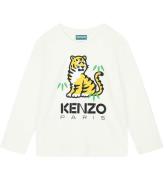 Kenzo Bluse - Ivory m. Tiger