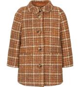 MarMar Frakke - Polyester/Uld - Olive - Caramel Check