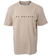 Hound T-Shirt - Sand m. Broderi