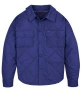 Tommy Hilfiger Jakke - Padded Overshirt - Navy Voyage