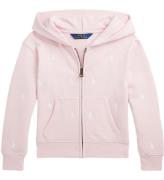 Polo Ralph Lauren Cardigan - Rosa/Hvid m, Logoer