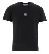 Stone Island T-shirt - Sort m. Hvid