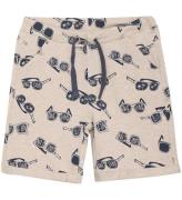 Minymo Shorts - Light Beige Melange