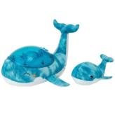 Cloud-B Natlampe m. Lyd - Tranquil Whale m. Unge - 30x28x13 cm -