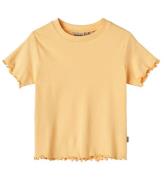 Wheat T-shirt - Rib - Irene - Pale Apricot