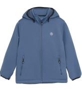 Color Kids Softshelljakke m. Fleece - Vintage Indigo