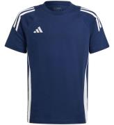 adidas Performance T-shirt - Tiro 24 SWTEEY - BlÃ¥/Hvid