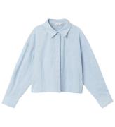 Name It Skjorte - Cropped - NkfFalinnen - Chambray Blue