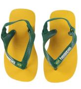 Havaianas Klipklapper - Baby Brasil Logo II - Pop Yellow/Amazon