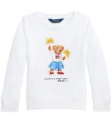 Polo Ralph Lauren Sweatshirt - Hvid m. Bamse