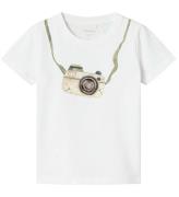 Name It T-Shirt - NmmJacts - Bright White m. Print