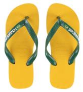 Havaianas Klipklapper - Brasil Logo - Pop Yellow