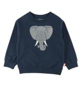 DYR Sweatshirt - DYRBellow - Navy m. Elefant