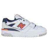 New Balance Sko - 550 - White/True Red