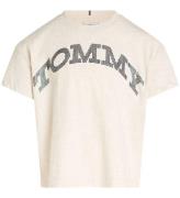 Tommy Hilfiger T-shirt - Tommy Dot Foil - Heathered Oat