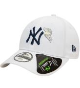 New Era Kasket - 9Forty - Apple - New York Yankees - Hvid/Sort