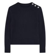 Zadig & Voltaire Bluse - Uld/Polyamid - Night m. Stjerner